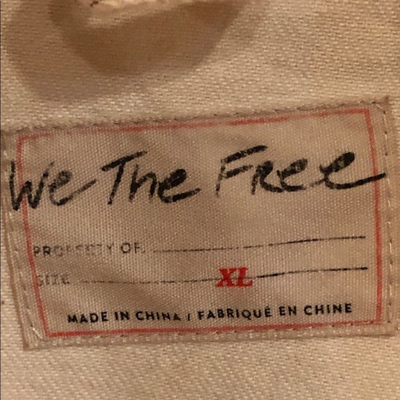 Free people denim jacket. Super pretty!! - Picture 4 of 15